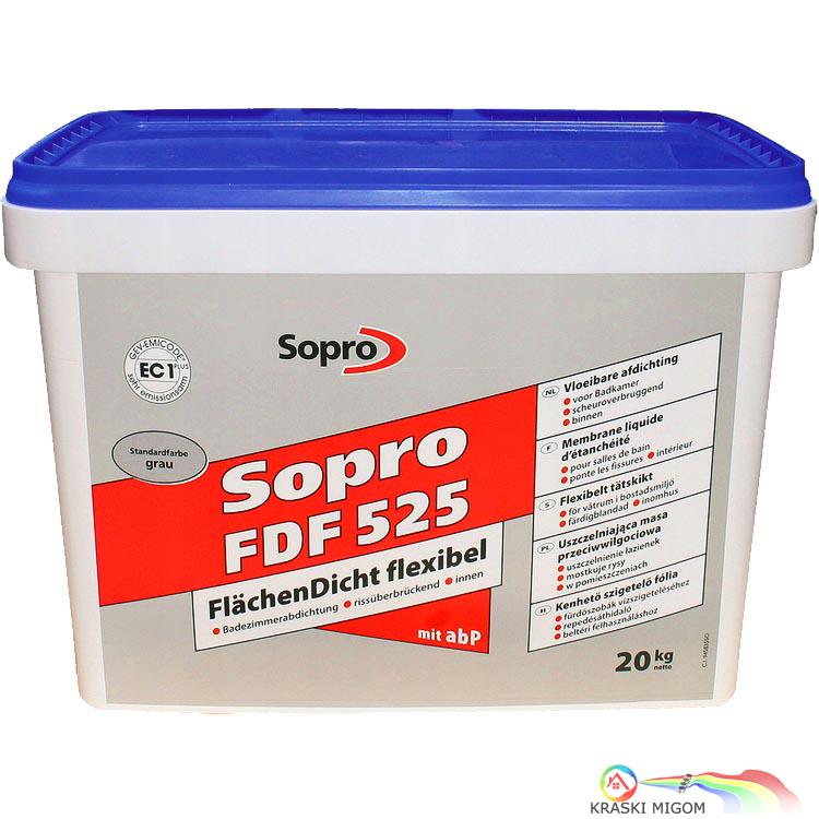 Гидроизоляция 20кг. Sopro FDF 525. Гидроизоляция сопро 525. Латексная гидроизоляция sopro. Sopro DBF 524.