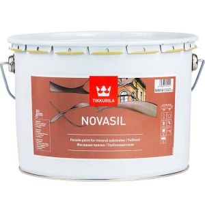 Краска фасадная Тиккурила Новасил Novasil, 9л