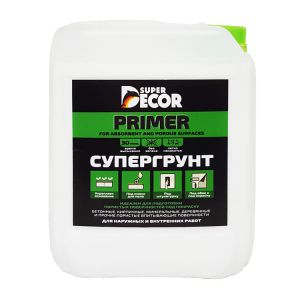 Грунтовка Super Decor Супергрунт-100 + Антисепт, 5кг