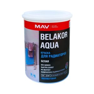 Краска для радиаторов Belakor Aqua, 1л