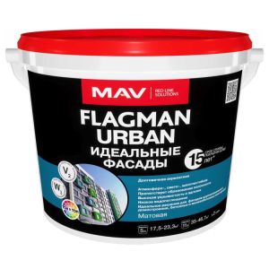 Краска FLAGMAN URBAN акрилатная, 5л