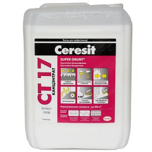 Грунтовка Ceresit CT-17 бесцветная, 10л