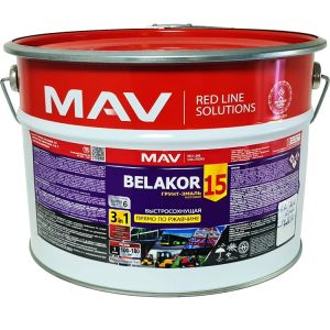 Грунт эмаль Belakor 15 MAV, 10л