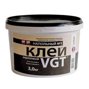 Клей акриловый напольный ВГТ VGT, 3кг