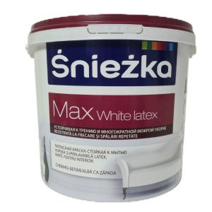 Sniezka Max White latex Снежка Макс, 5л