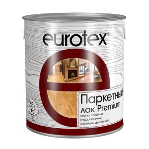 лак Eurotex Premium паркетный, 2.5л