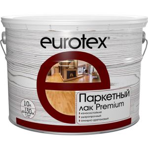 лак Eurotex Premium паркетный, 10л