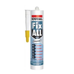 Fix All Crystal Прозрачный клей-герметик Soudal