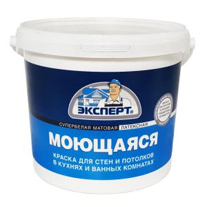 Краска Эксперт Моющаяся для кухонь и ванн, 7кг