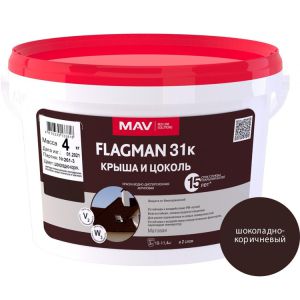 Краска Flagman 31к крыша и цоколь, 3л